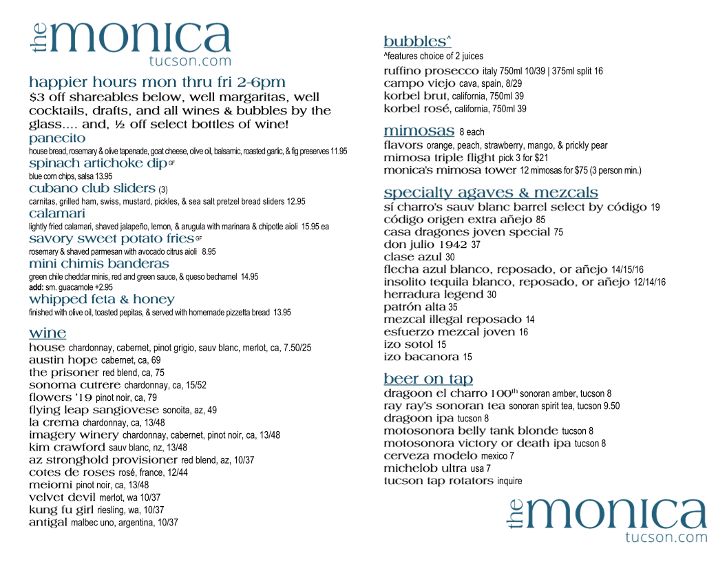 The Monica Menu - Image 4